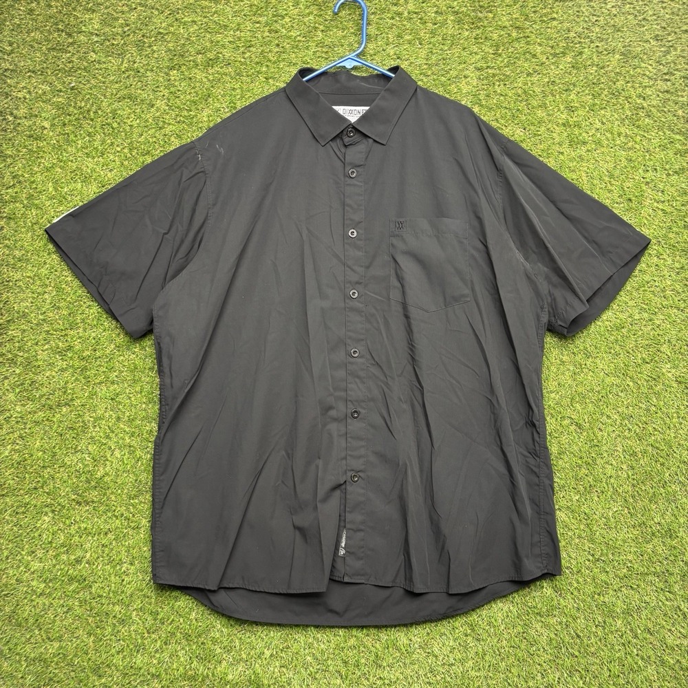 Dixxon Flannel Shirt Mens 3XL Performance Bamboo Series Black Button Up Pocket